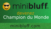 Ophelie joue au Minibluff